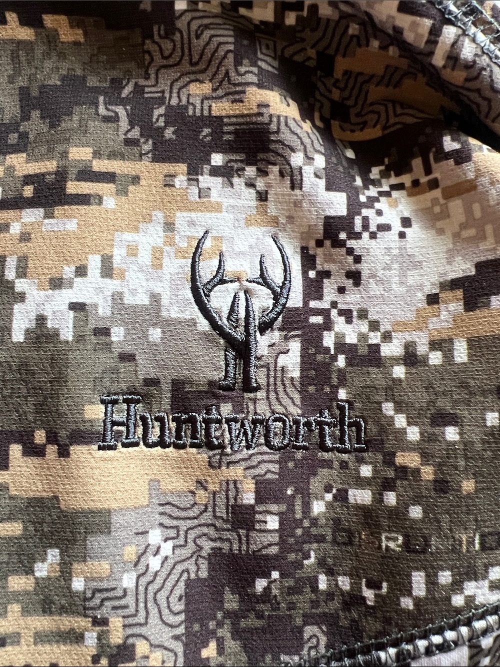 Huntworth Camo cool weather 1/4 zip